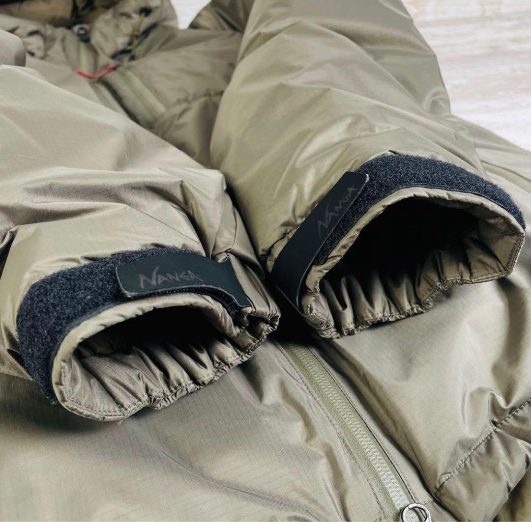 【極美品】NANGAナンガ　オーロラテック　ダウンジャケット　モカグレー　【L】