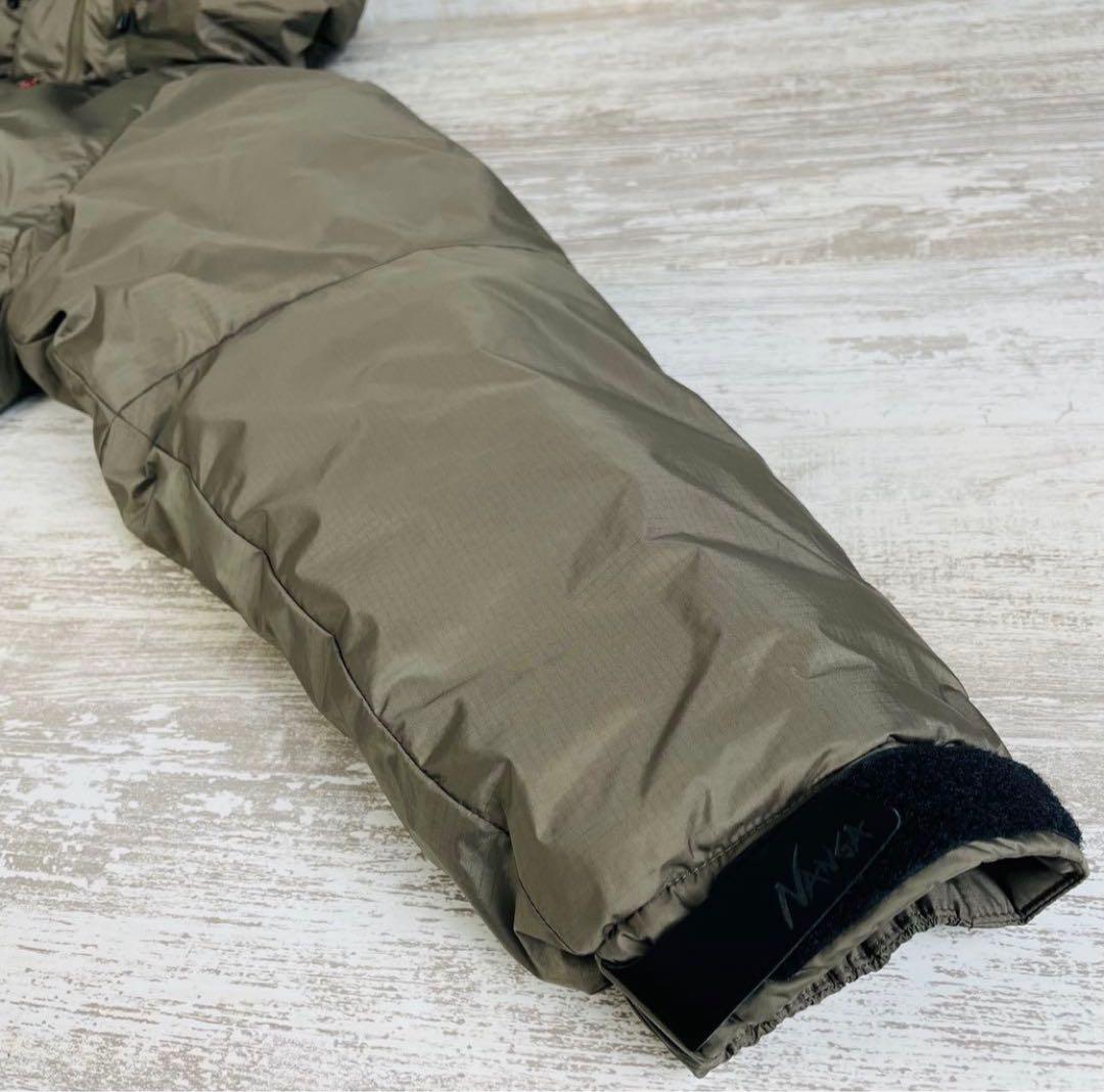 【極美品】NANGAナンガ　オーロラテック　ダウンジャケット　モカグレー　【L】