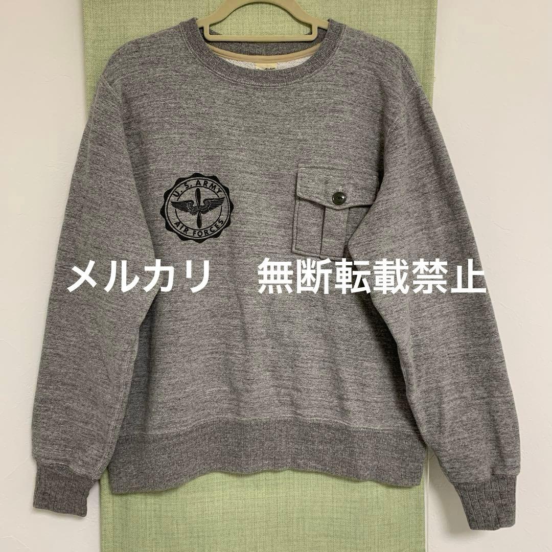 BUZZ RICKSON'S バズリクソンズ スウェット ポケット グレー L