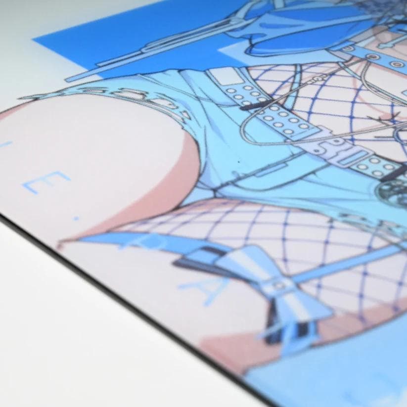 Uncle Panda ガラスマウスパッド ブルー SP