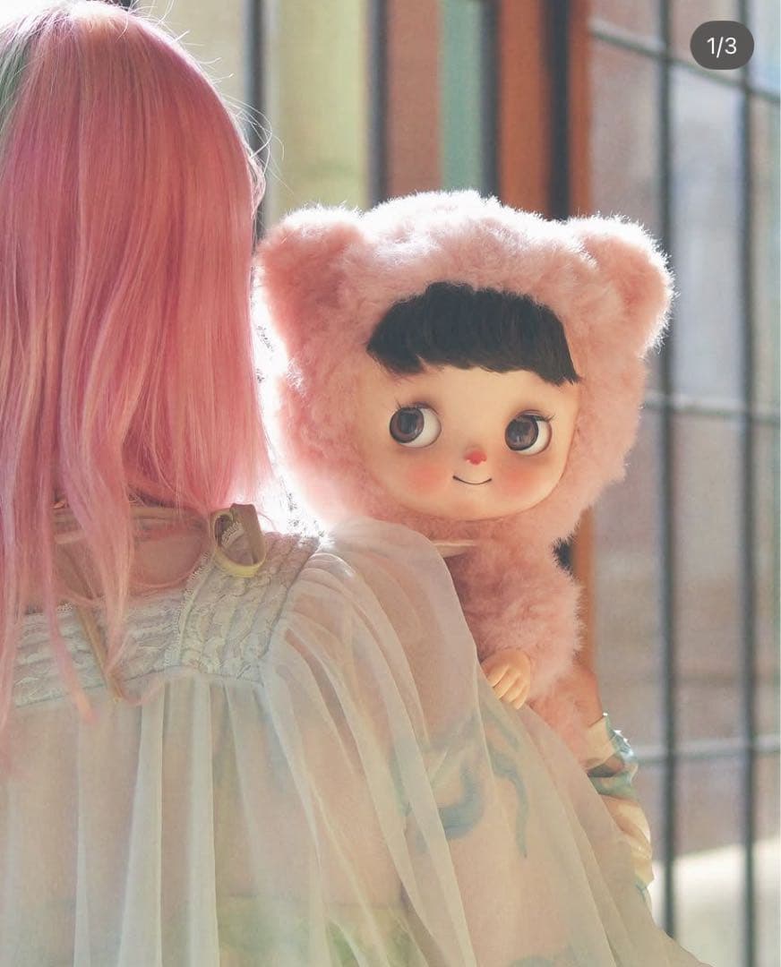 ponta　スーパーバサカドール　ピンクのボンボン　箱付き袋付きタグ付き