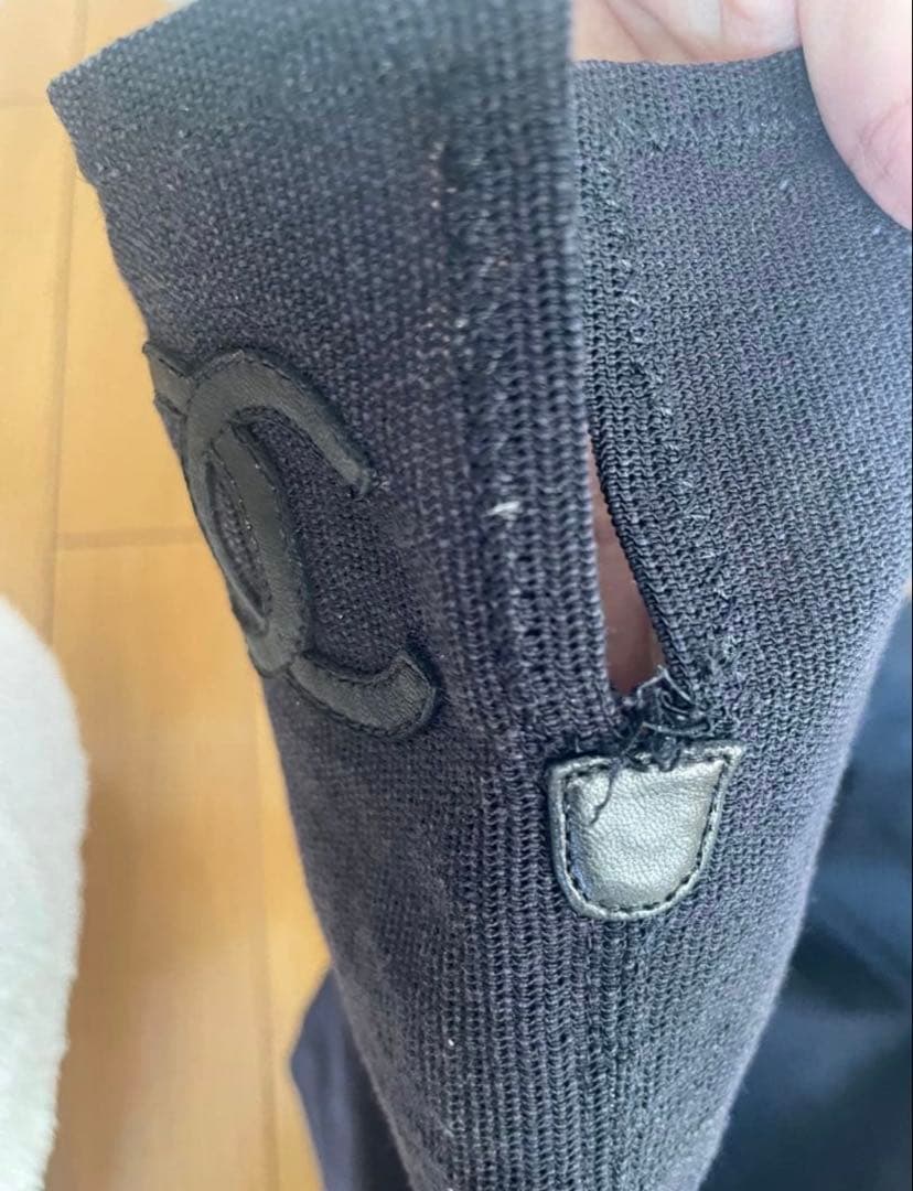 CHANEL シャネル　ニーハイブーツ　サイズ38 ブラック