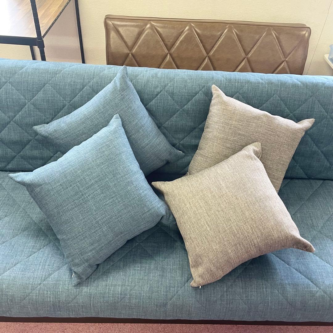 【美品】ごろ寝ソファ200 ドロシーⅡ　200　NA/ブルー