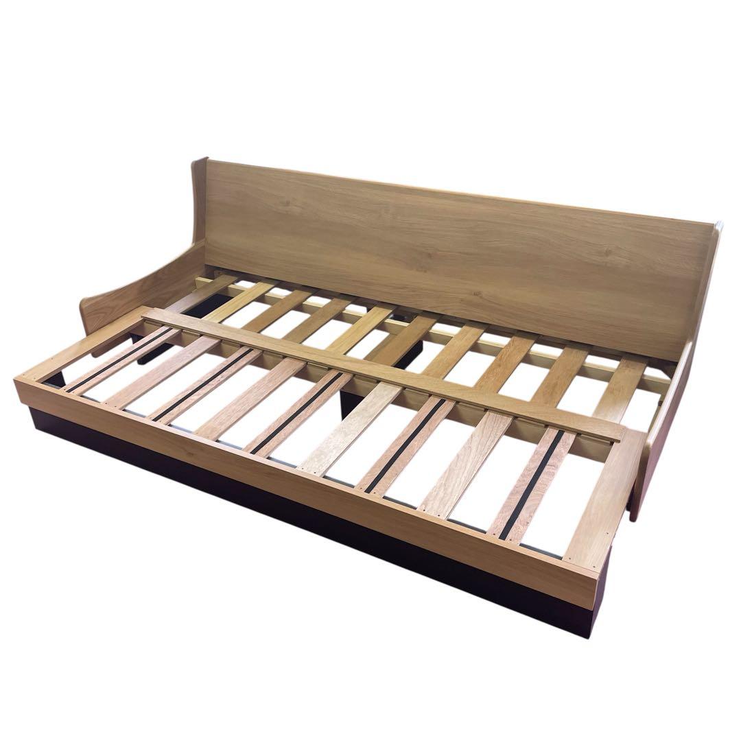 【美品】ごろ寝ソファ200 ドロシーⅡ　200　NA/ブルー