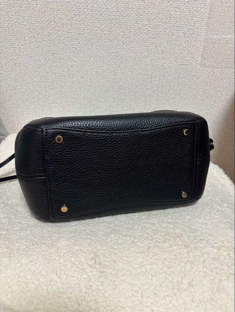 ✨超美品✨kate spade 黒 レザーハンドバッグ