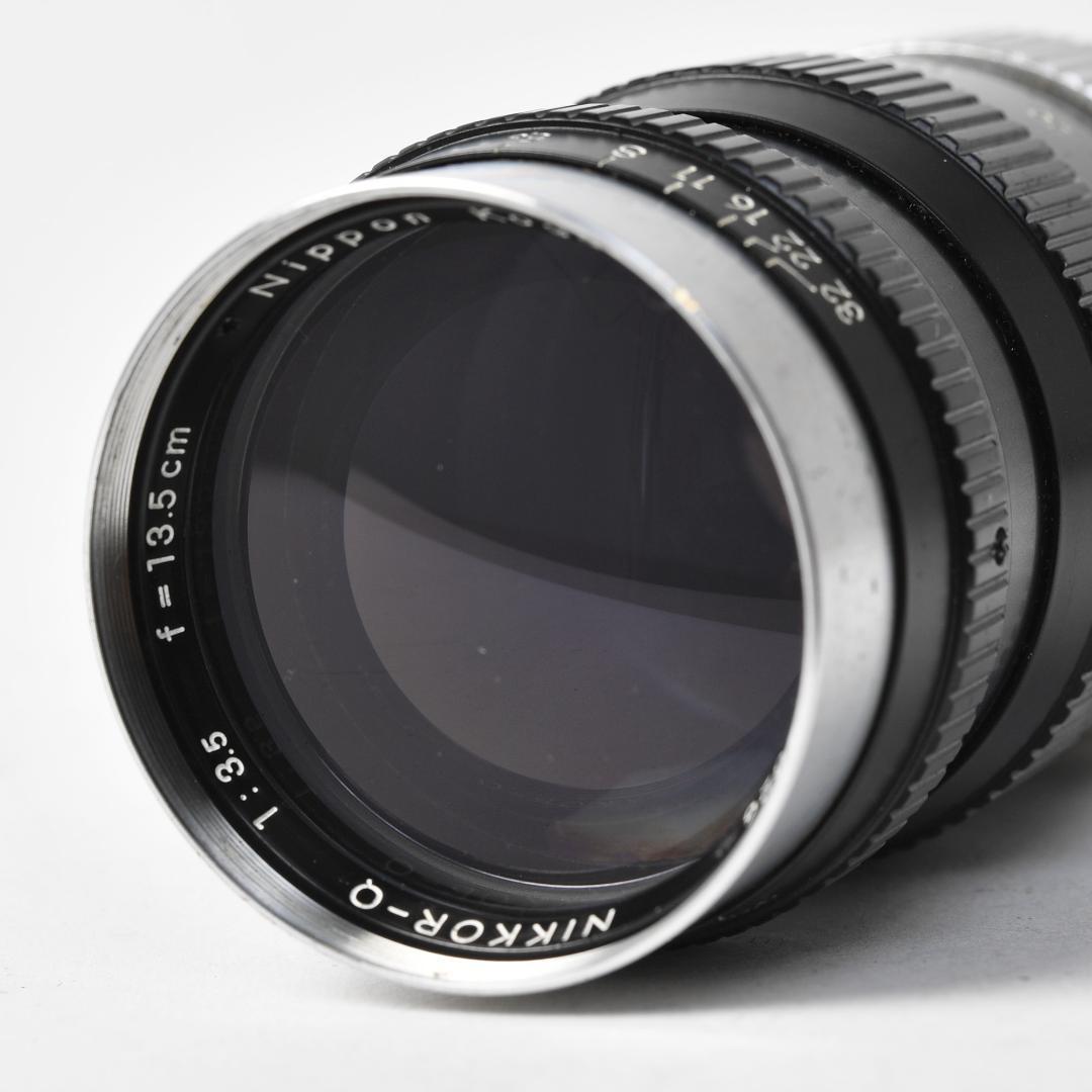 Nikon NIKKOR-Q 13.5cm f3.5 L39マウント 撮影画像有