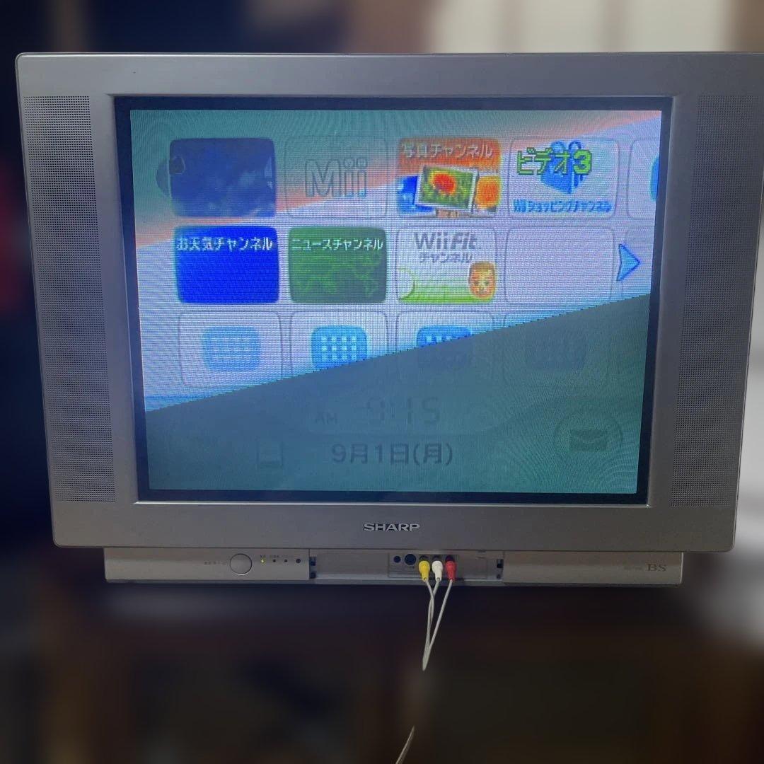 シャープ ブラウン管テレビ 21C-FG50 リモコン付 レトロゲームOK