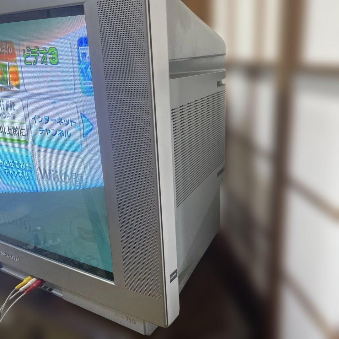 シャープ ブラウン管テレビ 21C-FG50 リモコン付 レトロゲームOK