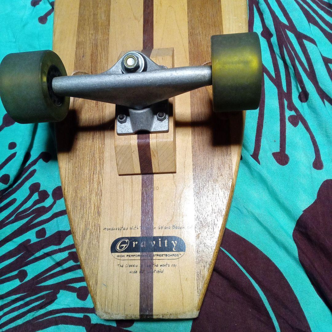 レア　gravity ウッド42インチ　ロングスケートボード