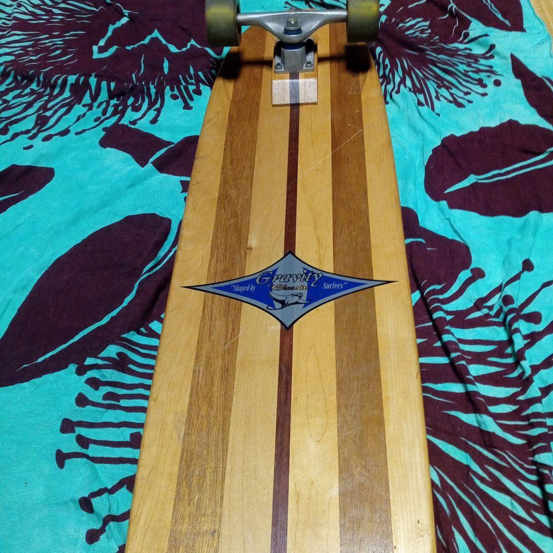 レア　gravity ウッド42インチ　ロングスケートボード