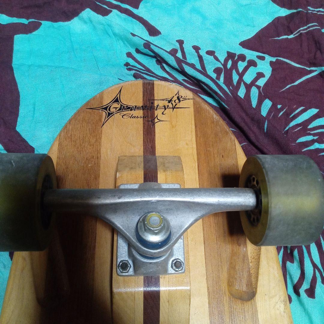 レア　gravity ウッド42インチ　ロングスケートボード