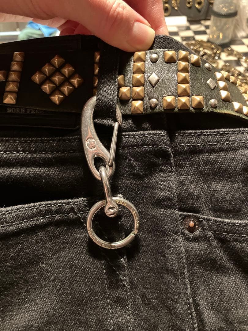 wichardカラビナ&シャックル使用キーホルダー　1950年代復刻キーリング