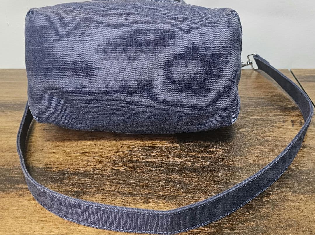 メゾンキツネ✨ フォックスヘッド スモール トートバッグ ハンドバッグ ネイビー