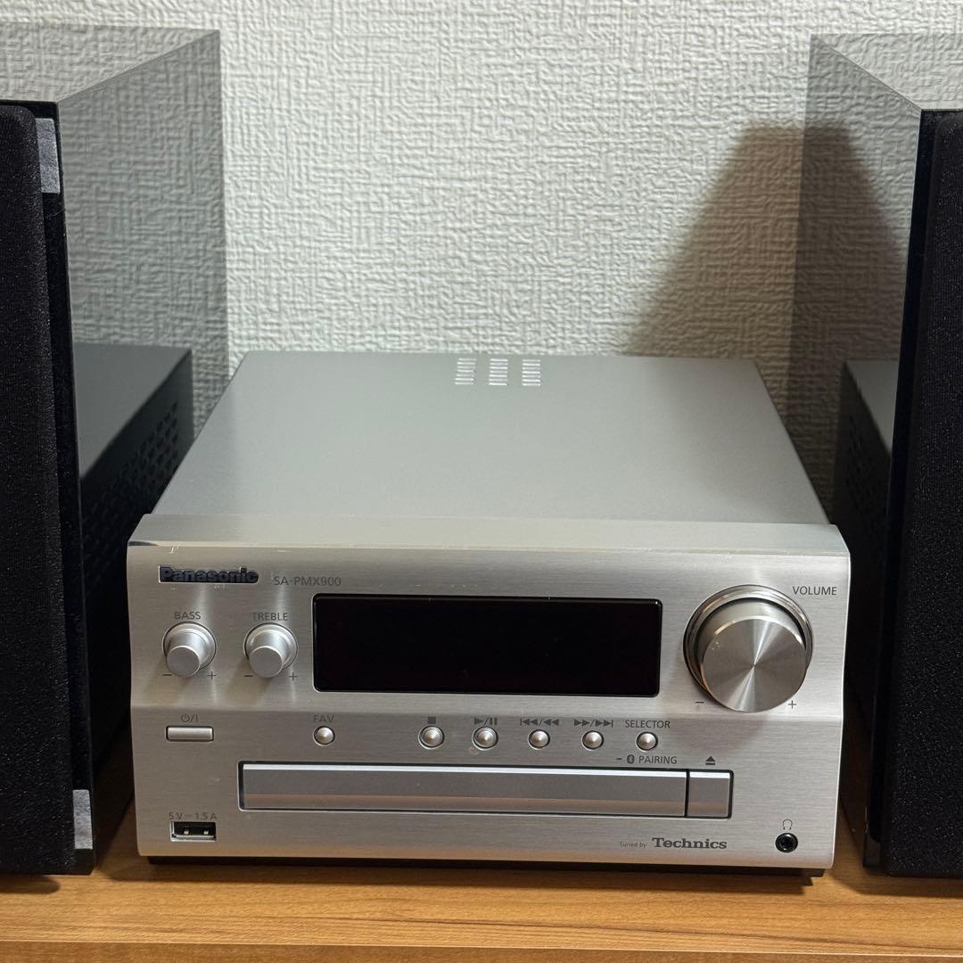 【美品】パナソニック CD Stereo System SC-PMX900-S