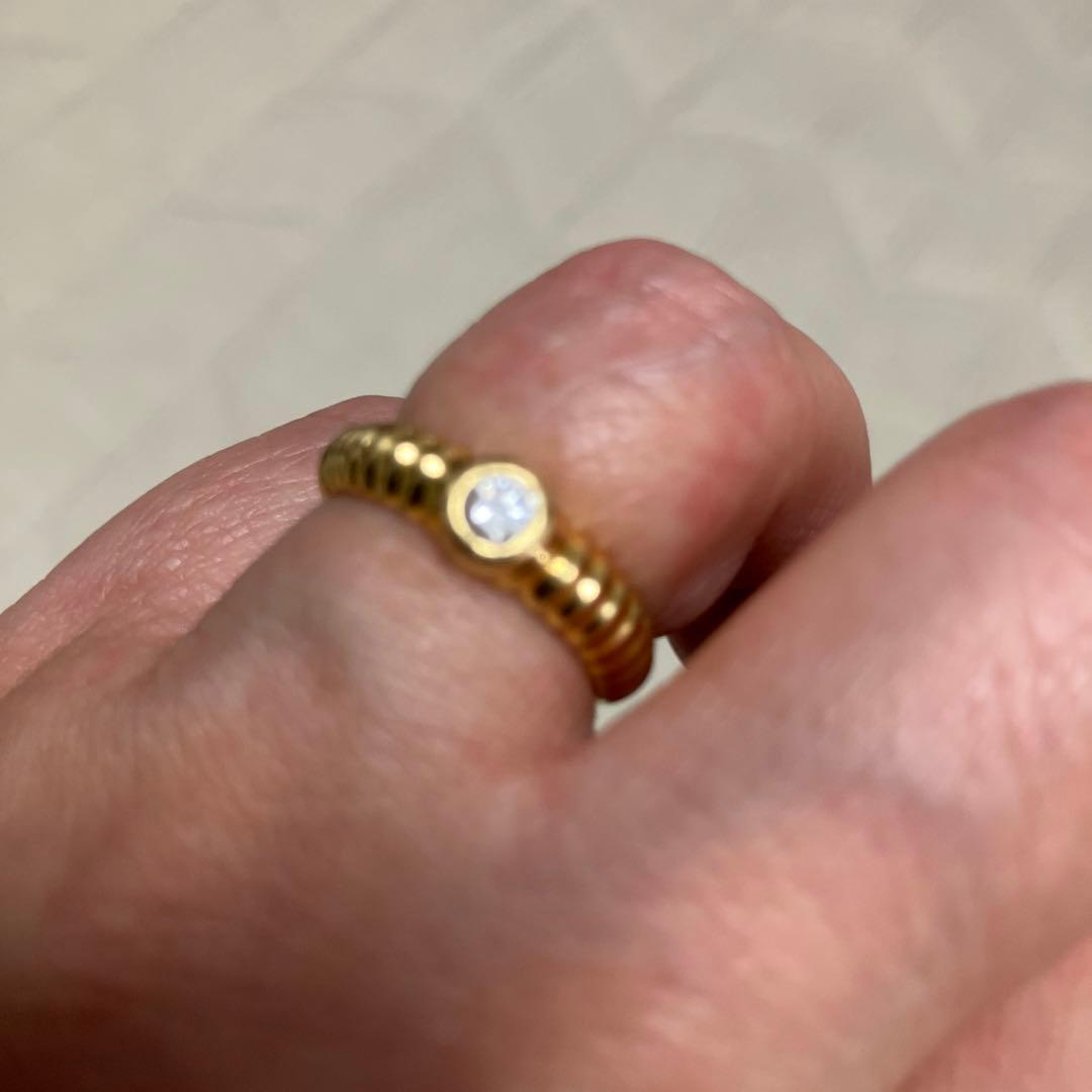 18金ダイヤリング