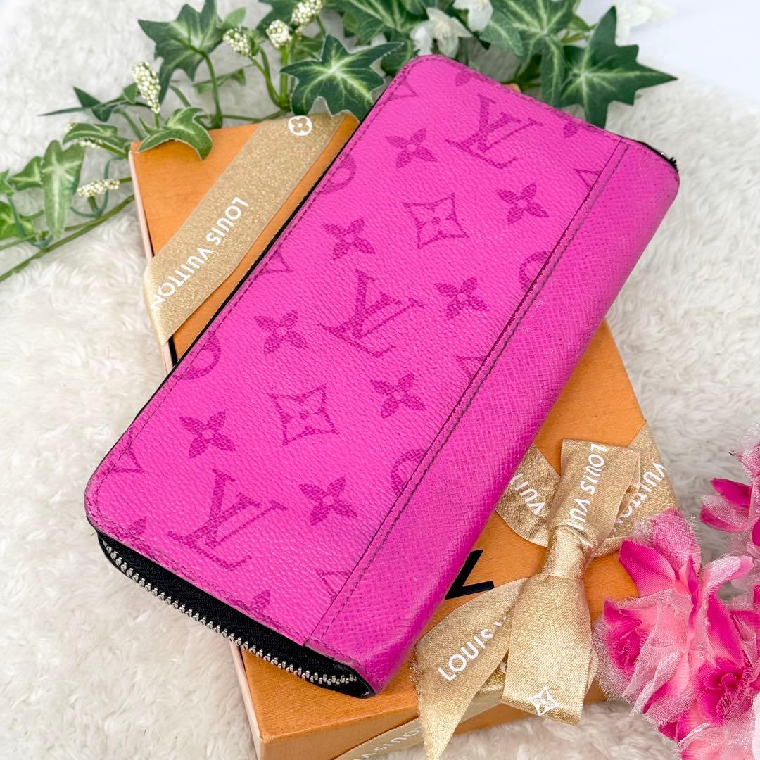 希少カラー✨ルイヴィトン タイガラマ ジッピーウォレット ヴェルティカル ピンク