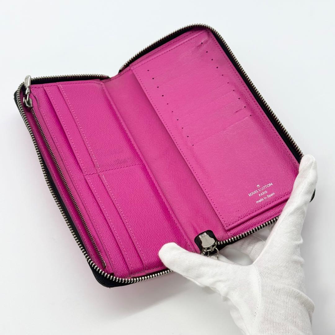 希少カラー✨ルイヴィトン タイガラマ ジッピーウォレット ヴェルティカル ピンク