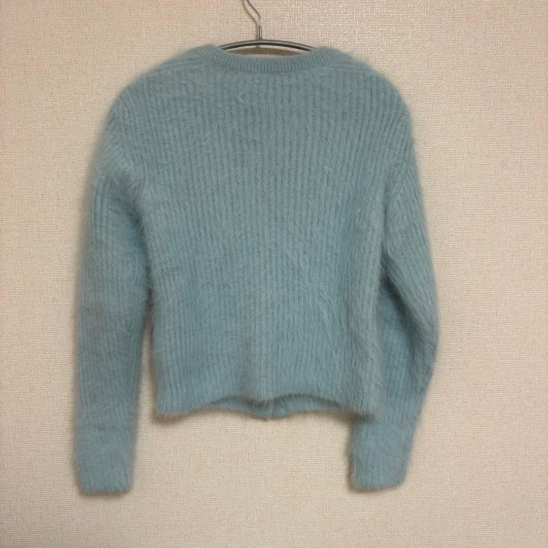 BALENCIAGA 34ライトブルー カーディガン