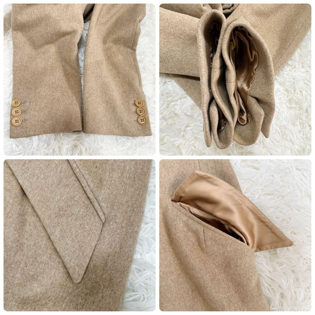 マックスマーラ 銀タグ ロングチェスターコート ベージュ マキシ丈 42