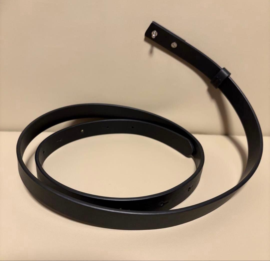 MM6 Maison Margiela ナローベルト　ブラック