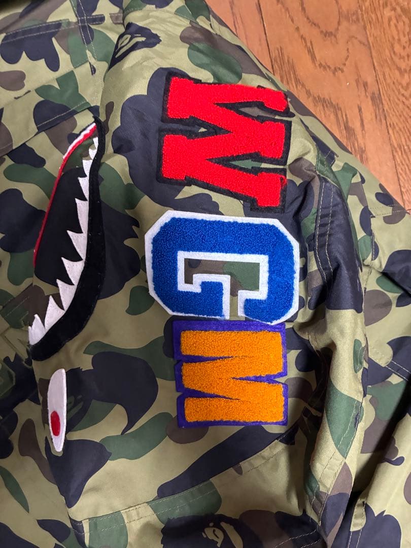 APE 1ST CAMO SHARK BOARDJACKET　Mサイズ
