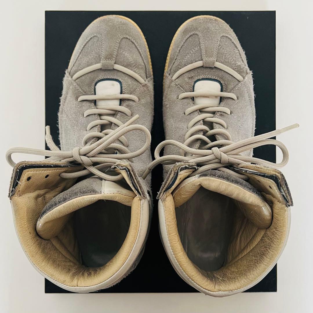 【26cm相当】Margiela マルジェラ スエード ハイカット スニーカー