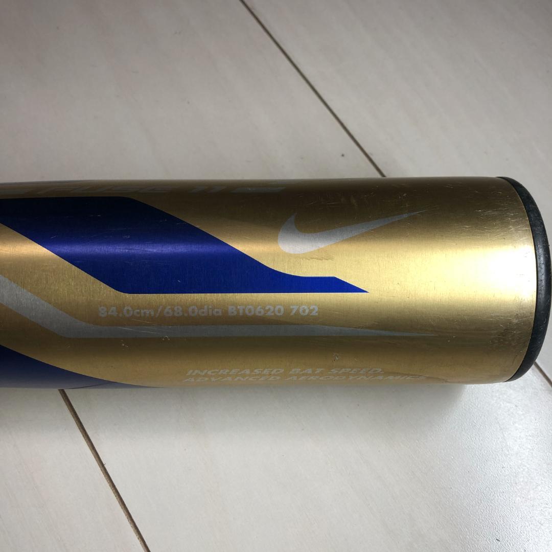 ナイキNIKEaero fuse11軟式用金属バット84cm6.8DIA720g