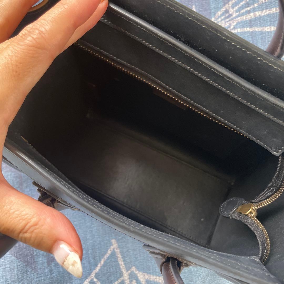 11/23値下げ　CELINE ラゲージ　ナノショッパー ハンドバッグ　セリーヌ