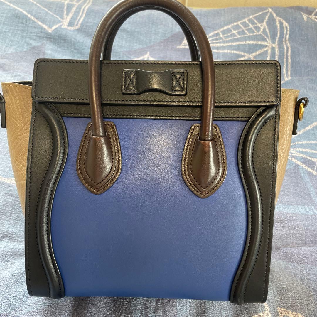 11/23値下げ　CELINE ラゲージ　ナノショッパー ハンドバッグ　セリーヌ