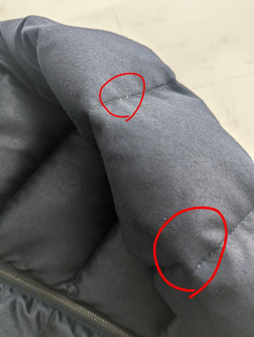 【美品】井川遥着用 デュベティカ カシミヤ ダウンTHIADUE ネイビー 38