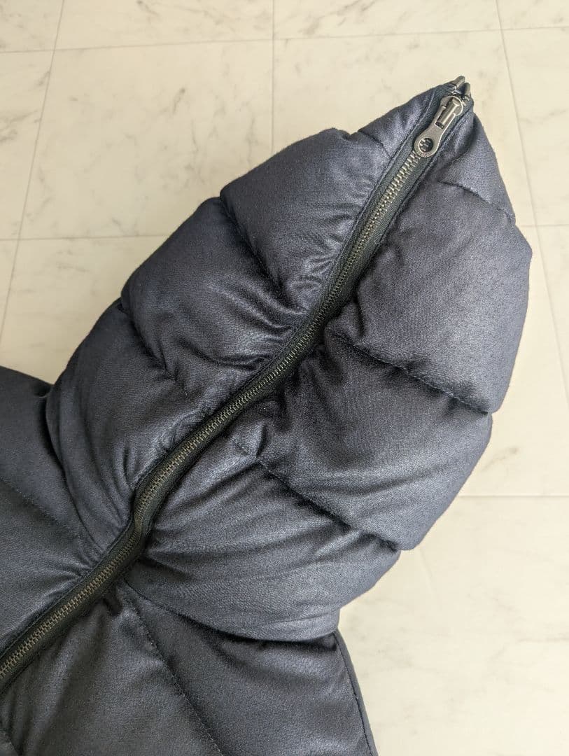 【美品】井川遥着用 デュベティカ カシミヤ ダウンTHIADUE ネイビー 38