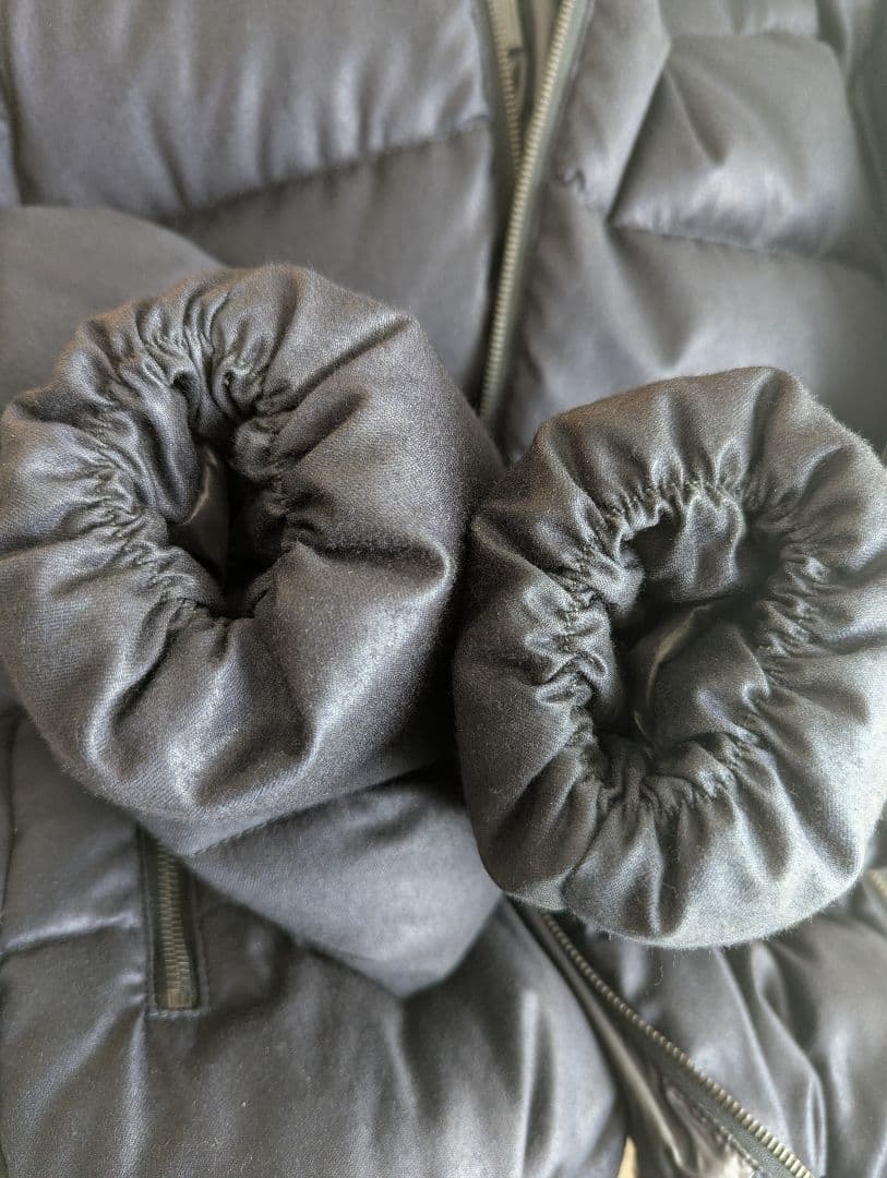 【美品】井川遥着用 デュベティカ カシミヤ ダウンTHIADUE ネイビー 38