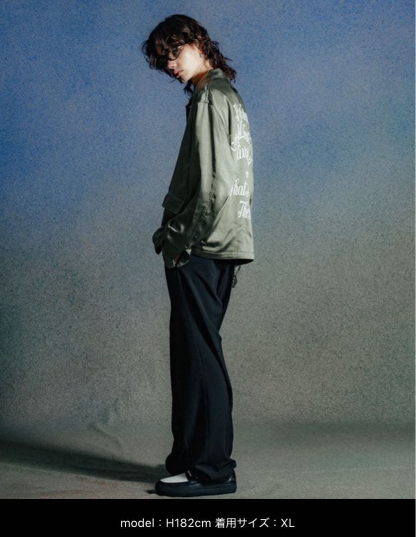 THE CRIMIE サイズLチェーンステッチ刺繍ブルゾン クライミー