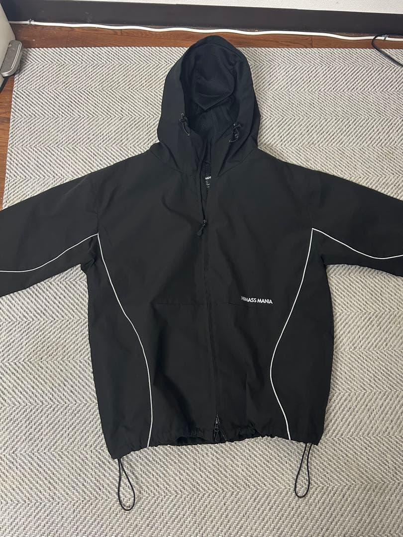 スノーボード用ブラックウェア（フード付き）