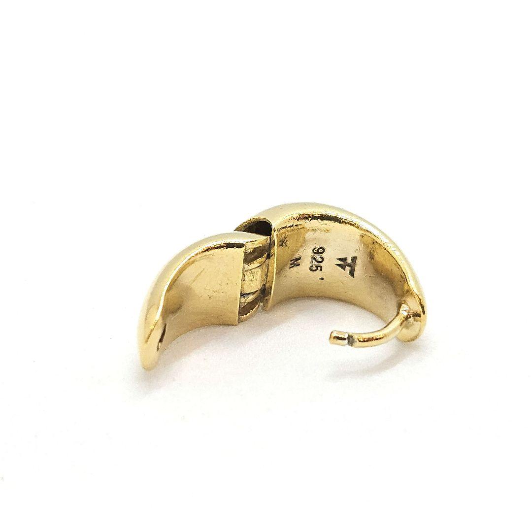 TOM WOOD トムウッド アイスフープピアス　925 ゴールドカラー 片耳