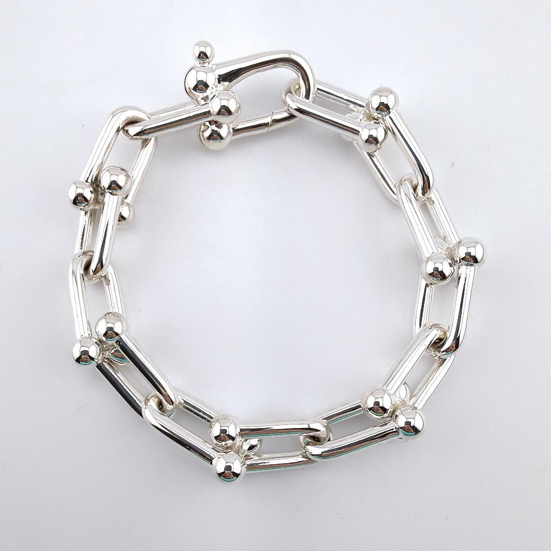 ティファニー ハードウェア ラージリンク L(14コマ) ブレスレット シルバー