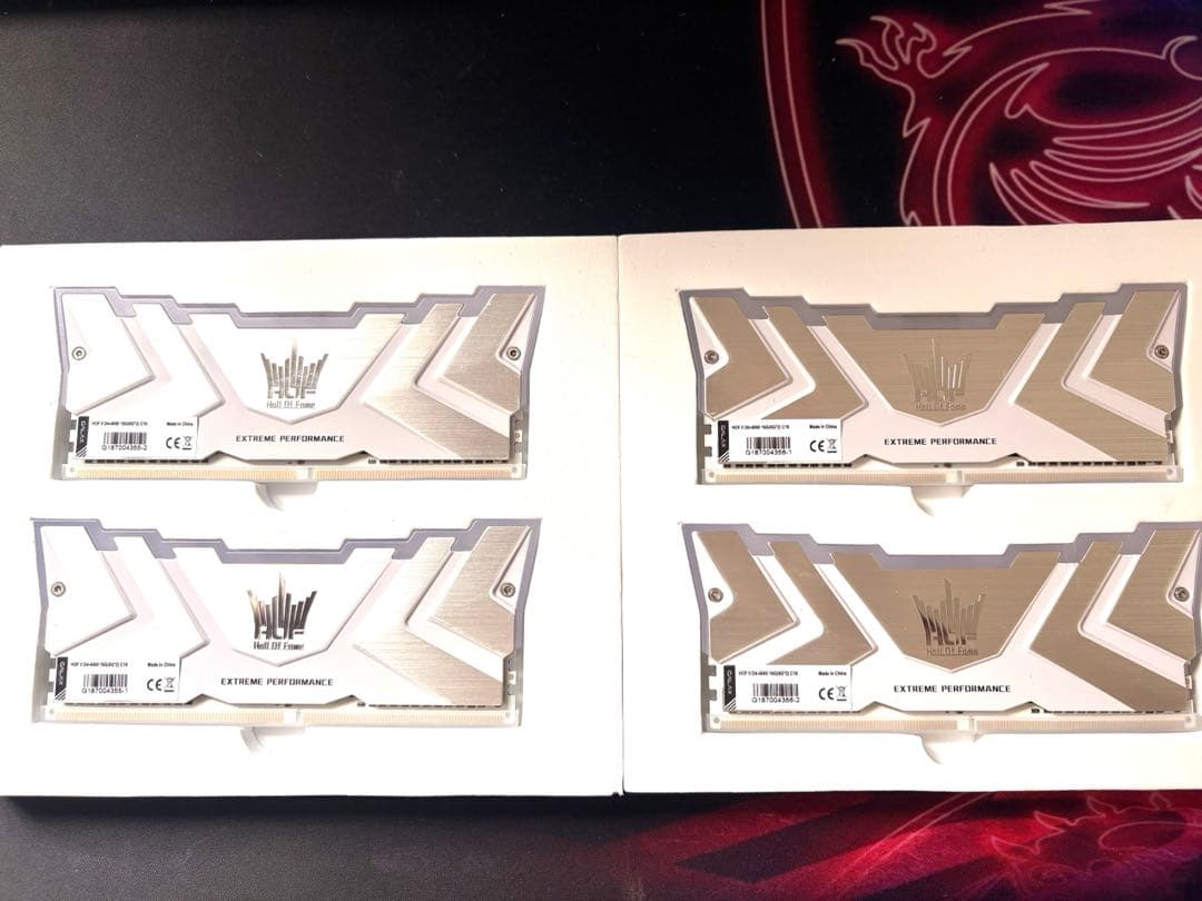 GALAX DDR4 4000MH 8G×2枚、2セット