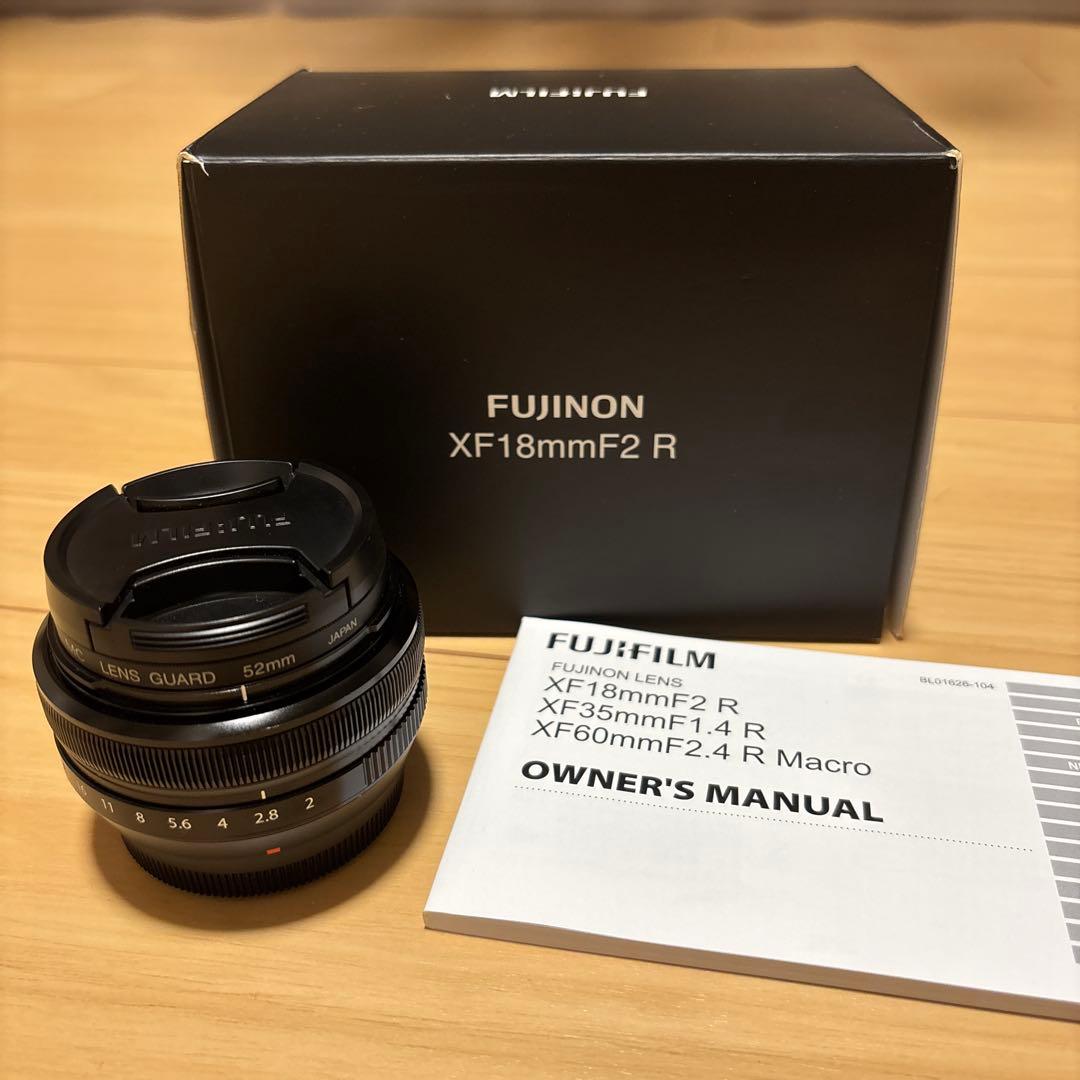 Fujifilm xf18mm F2R フジノンレンズ　プロテクター付き