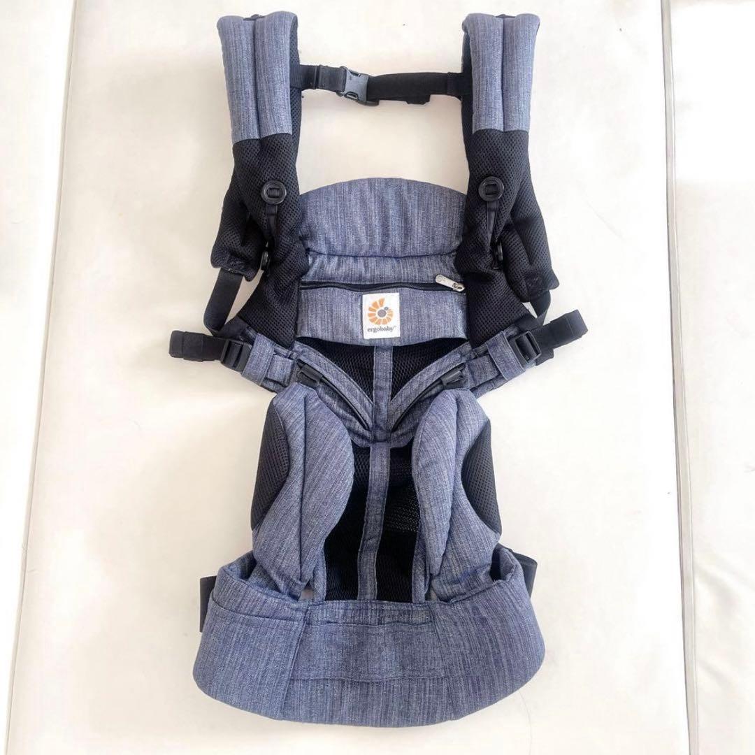 新品未使用級 エルゴベビー オムニ360 クールエアー デニムカラー 日本限定品
