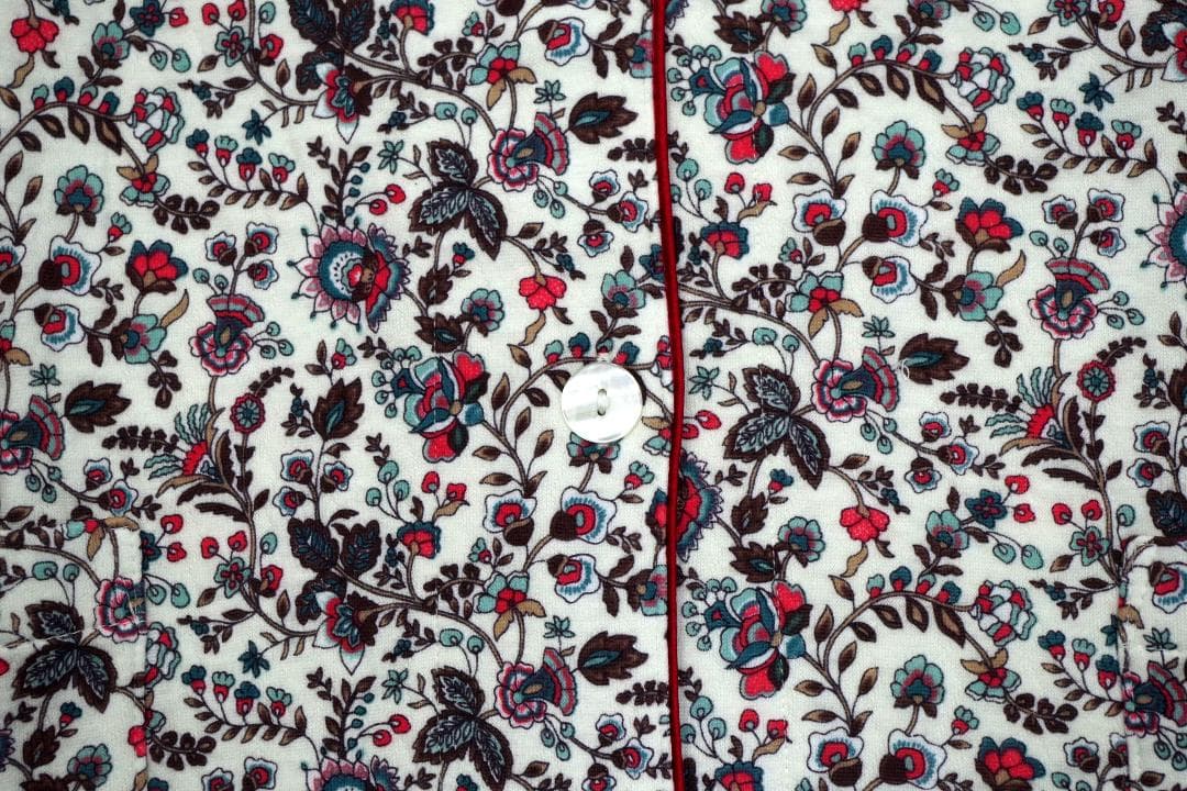 【新品】リバティ LIBERTY fabric　中綿入り秋冬物パジャマ（L)