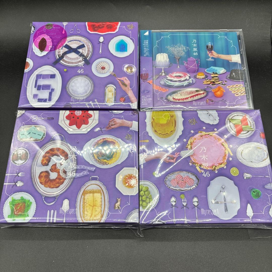 乃木坂46 5th アルバム My respect 4枚 CD/Blu-ray