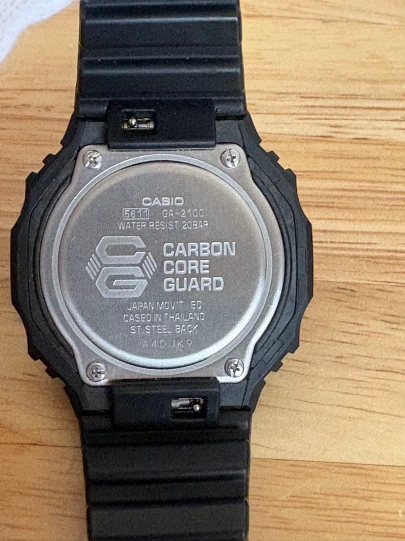 k*0様 【300円〜】CASIO G-SHOCK GA-2100ブラック稼働品