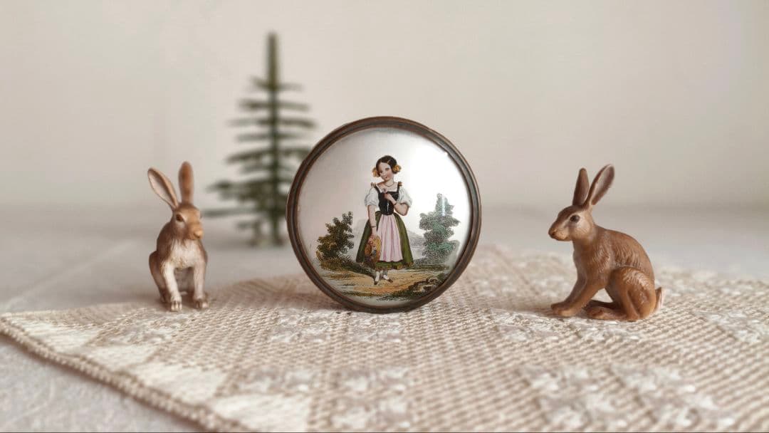 【プップさま】antique box ୨୧ 19世紀の古い古い ボンボニエール