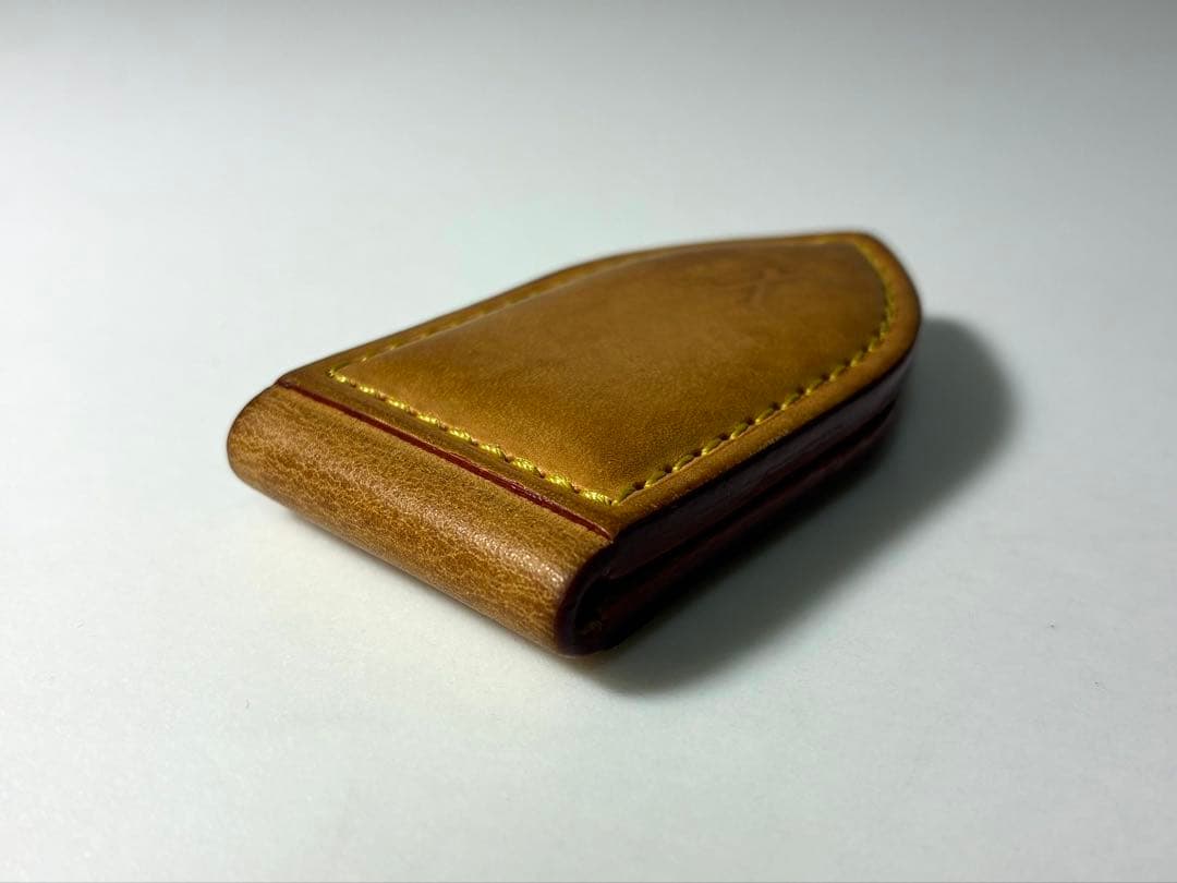 ルイ・ヴィトン　ヌメ革　マネークリップ　パンス・ア・ビエ