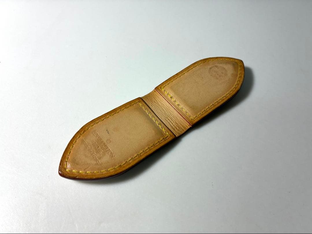 ルイ・ヴィトン　ヌメ革　マネークリップ　パンス・ア・ビエ