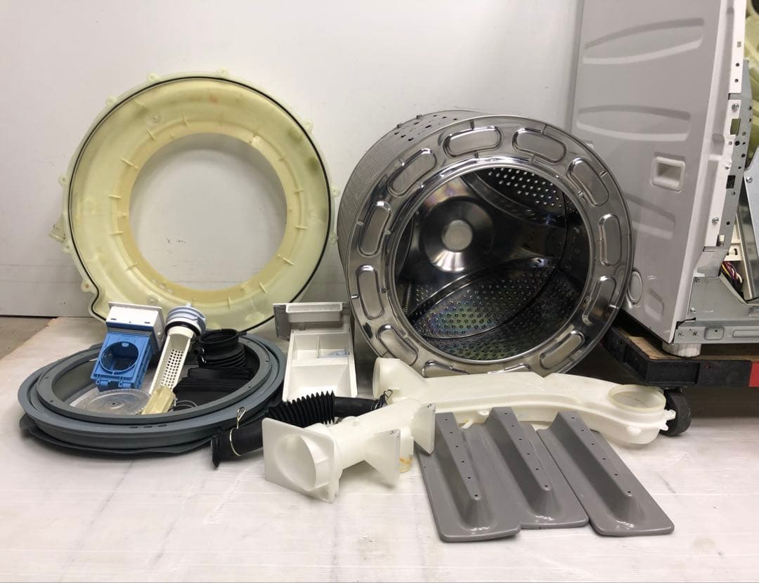 ES-S70-WR 3ヶ月無料保証 右開き　大人気マンションドラム式洗濯機