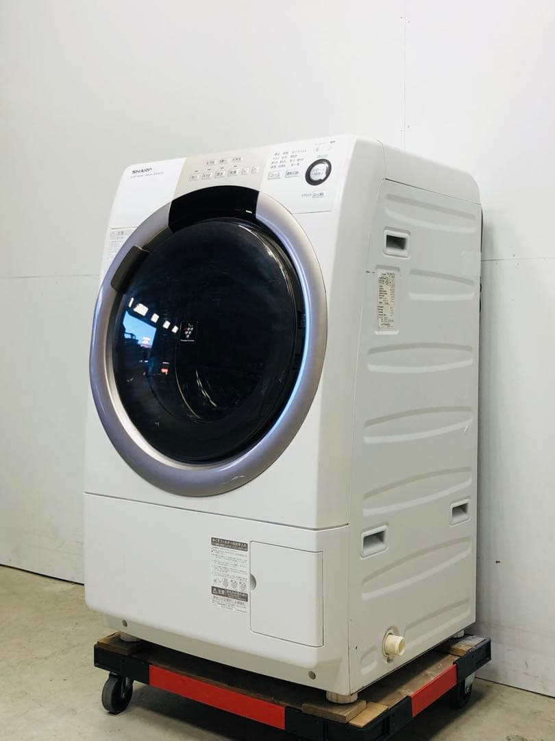 ES-S70-WR 3ヶ月無料保証 右開き　大人気マンションドラム式洗濯機