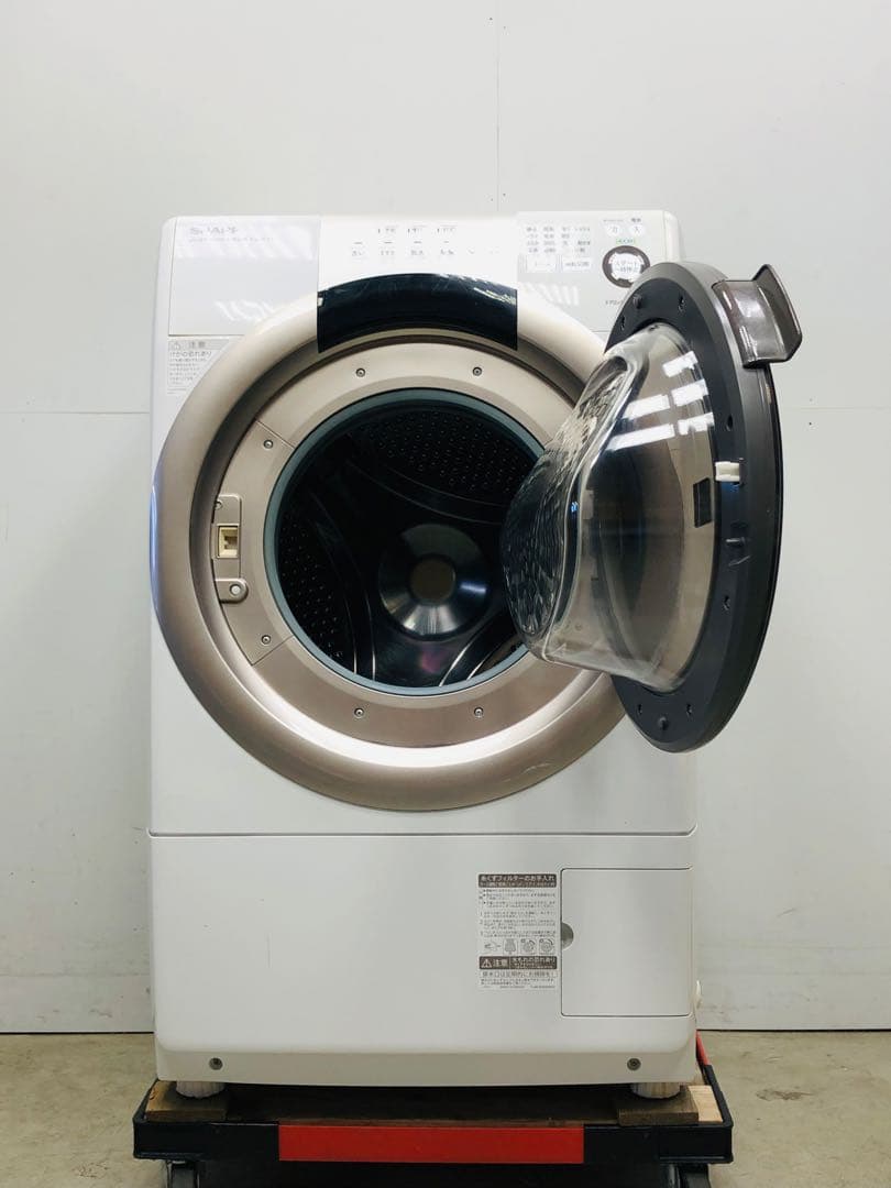 ES-S70-WR 3ヶ月無料保証 右開き　大人気マンションドラム式洗濯機