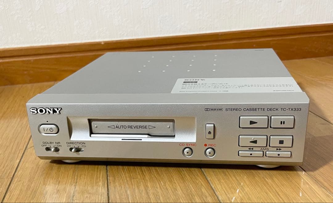 【希少/美品】SONY TC-TX333 カセットデッキ オートリバース