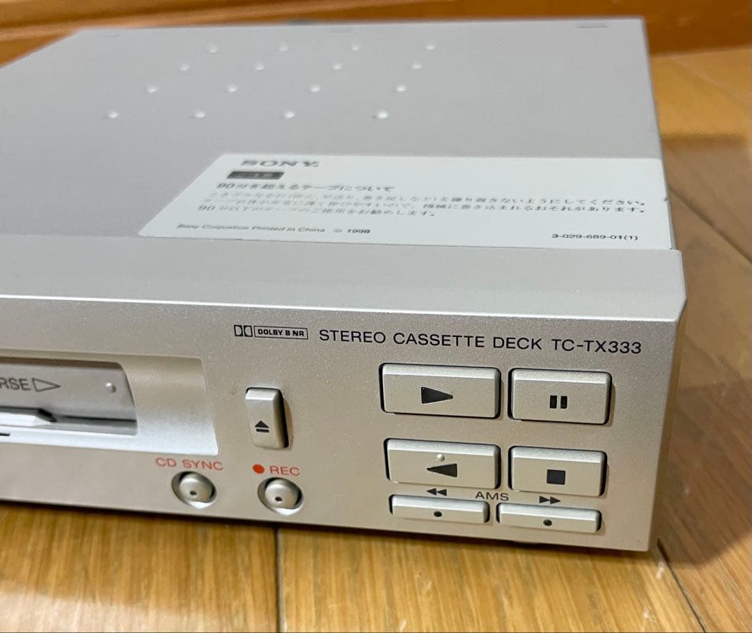 【希少/美品】SONY TC-TX333 カセットデッキ オートリバース